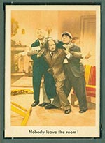 1959 Fleer Three Stooges #87 Don’t leave the room - Front