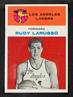 1961-1962 Fleer #26 Rudy LaRusso Los Angeles Lakers - Front
