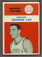 1961-1962 Fleer #27 George Lee Detroit Pistons - Front