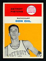 1961-1962 Fleer #33 Don Ohl Detroit Pistons - Front