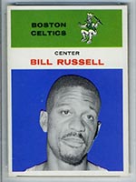 1961-1962 Fleer #38 Bill Russell Boston Celtics - Front