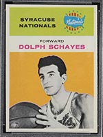 1961-1962 Fleer #39 Dolph Schayes Syracuse Nationals - Front