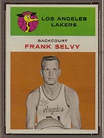 1961-1962 Fleer #40 Frank Selvy Los Angeles Lakers - Front