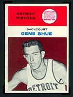 1961-1962 Fleer #41 Gene Shue Detroit Pistons - Front
