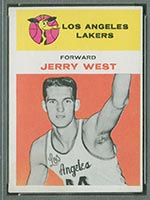 1961-1962 Fleer #43 Jerry West Los Angeles Lakers - Front