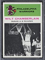 1961-1962 Fleer #47 Wilt Chamberlain (In Action) Philadelphia Warriors - Front