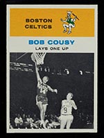 1961-1962 Fleer #49 Bob Cousy (In Action) Boston Celtics - Front