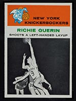 1961-1962 Fleer #52 Richie Guerin (In Action) New York Knicks - Front