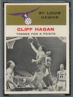1961-1962 Fleer #53 Cliff Hagan (In Action) St. Louis Hawks - Front