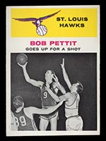 1961-1962 Fleer #59 Bob Pettit (In Action) St. Louis Hawks - Front