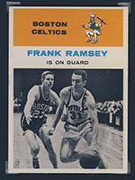 1961-1962 Fleer #60 Frank Ramsey (In Action) Boston Celtics - Front