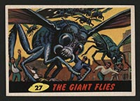 1962 Topps Mars Attacks #27 The Giant Flies - Front