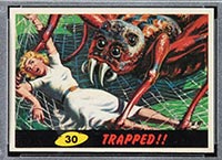 1962 Topps Mars Attacks #30 Trapped!! - Front