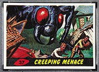 1962 Topps Mars Attacks #37 Creeping Menace - Front