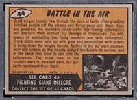 1962 Topps Mars Attacks #44 Battle in the Air - Back