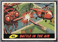 1962 Topps Mars Attacks #44 Battle in the Air - Front