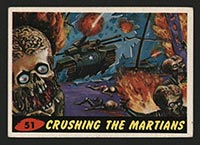 1962 Topps Mars Attacks #51 Crushing the Martians - Front