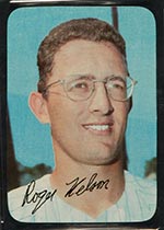 1969 Topps Supers #23 Roger Nelson Kansas City Royals - Front
