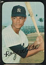 1969 Topps Supers #26 Roy White New York Yankees - Front