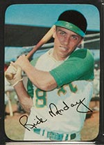 1969 Topps Supers #27 Rick Monday Oakland Athletics - Front
