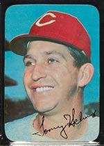 1969 Topps Supers #40 Tommy Helms Cincinnati Reds - Front