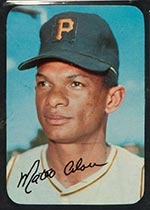 1969 Topps Supers #56 Matty Alou Pittsburgh Pirates - Front
