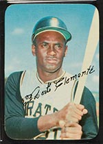 1969 Topps Supers #58 Roberto Clemente Pittsburgh Pirates - Front
