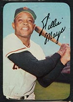 1969 Topps Supers #65 Willie Mays San Francisco Giants - Front